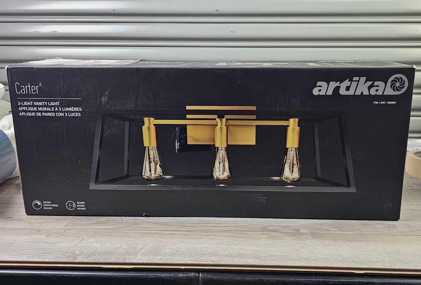 Artika Carter 3-Light Vanity