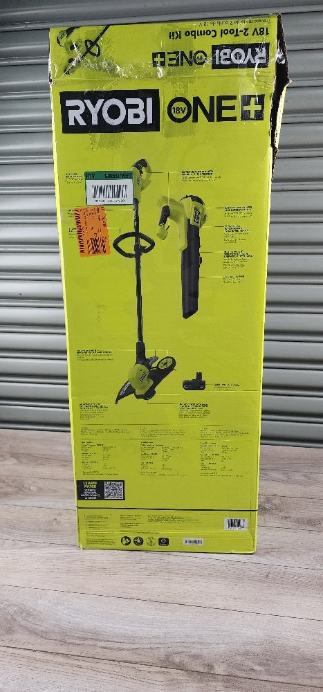 RYOBI ONE+ 18V Trimmer/Edger & Blower Kit