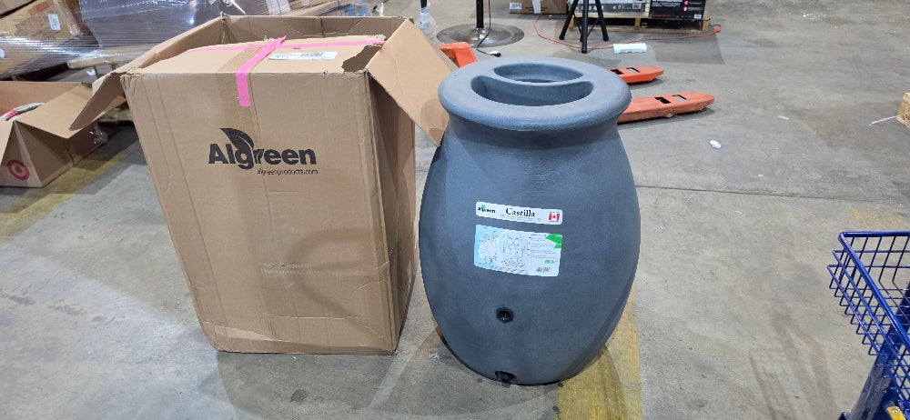 Algreen Castilla 50 Gal Brownstone Rain Barrel