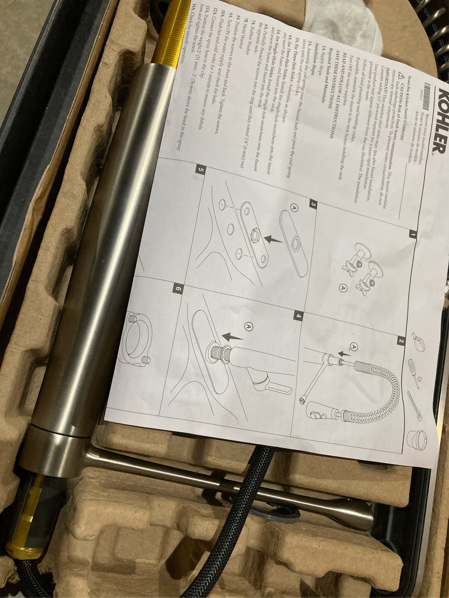 Kohler Vind Semi-Professional Pull-Down Faucet