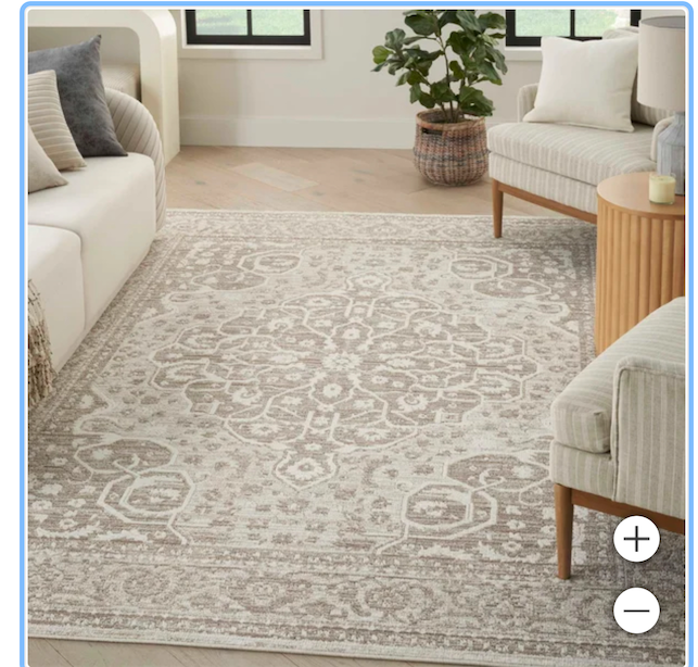 Nourison Seraphine Runner Rug 7’10” x 9’10”