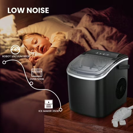 KISSAIR Countertop Ice Maker, 9 Cubes