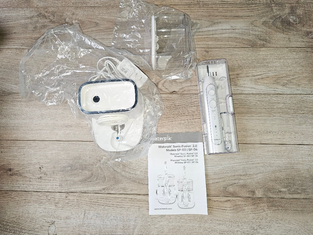 NEW Waterpik Sonic-Fusion 2.0 Professional Flossing Electric Toothbrush, White