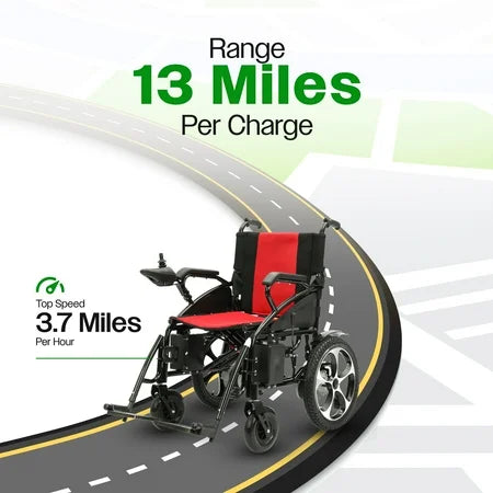 Culver - ARTEMIS Power Wheelchair 265lbs Red