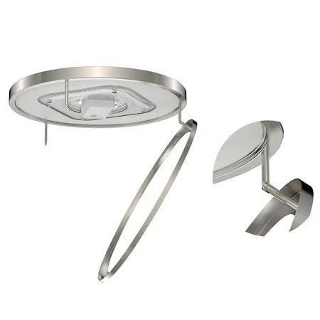 Energetic Lighting 14 LED Flush Mount Light Fixture, Brushed Nickel