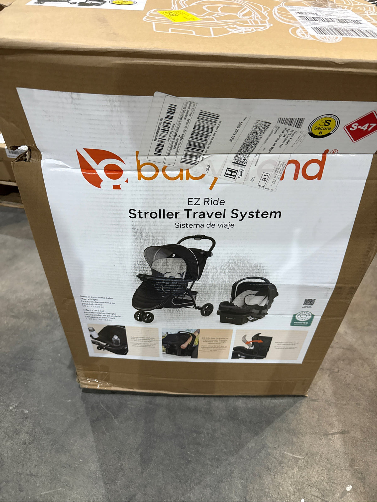 Baby Trend EZ Ride Travel System with EZ-Lift
