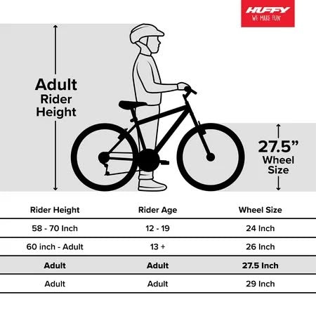 Huffy 27.5 in. Parkside Women's Comfort Bike with Perfect Fit Frame, Ages 13+ Years, Mint