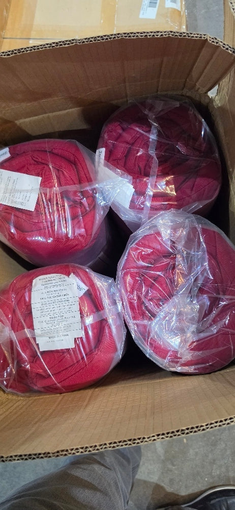 ZEOLABS Chair Cushions Set 4 Burgundy 45x22