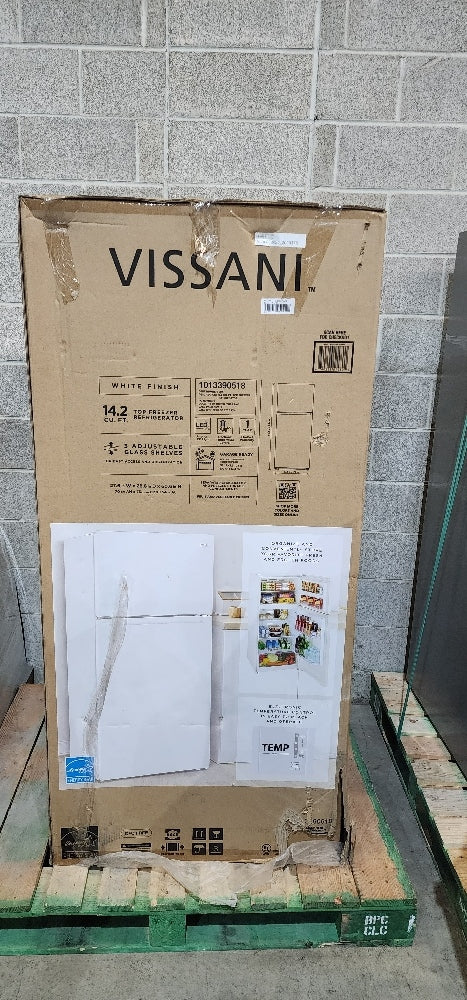 14.2 cu. ft. Top Freezer Refrigerator in White