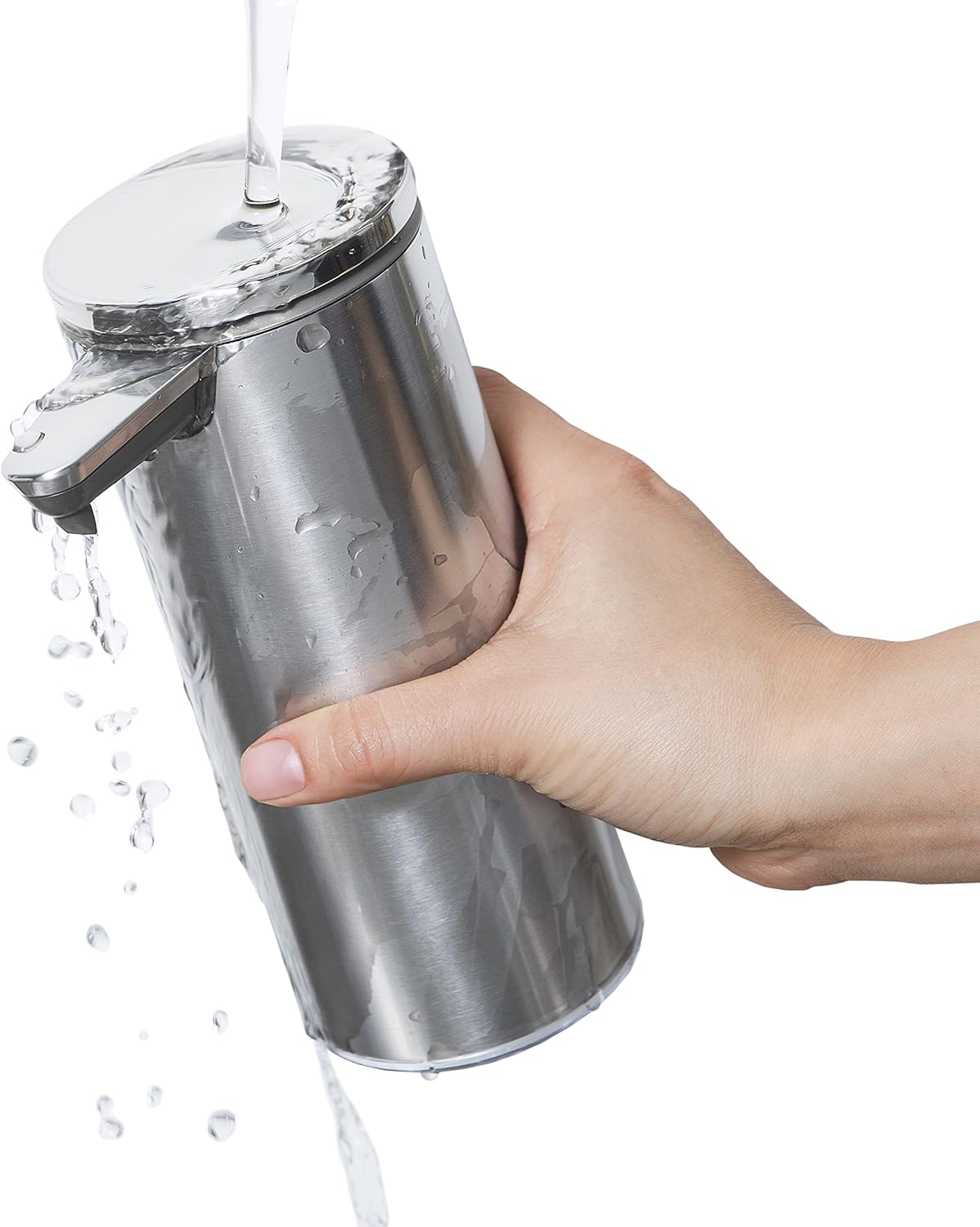 simplehuman 9 oz. Touch-Free Rechargeable Sensor Liquid Soap Pump Dispenser