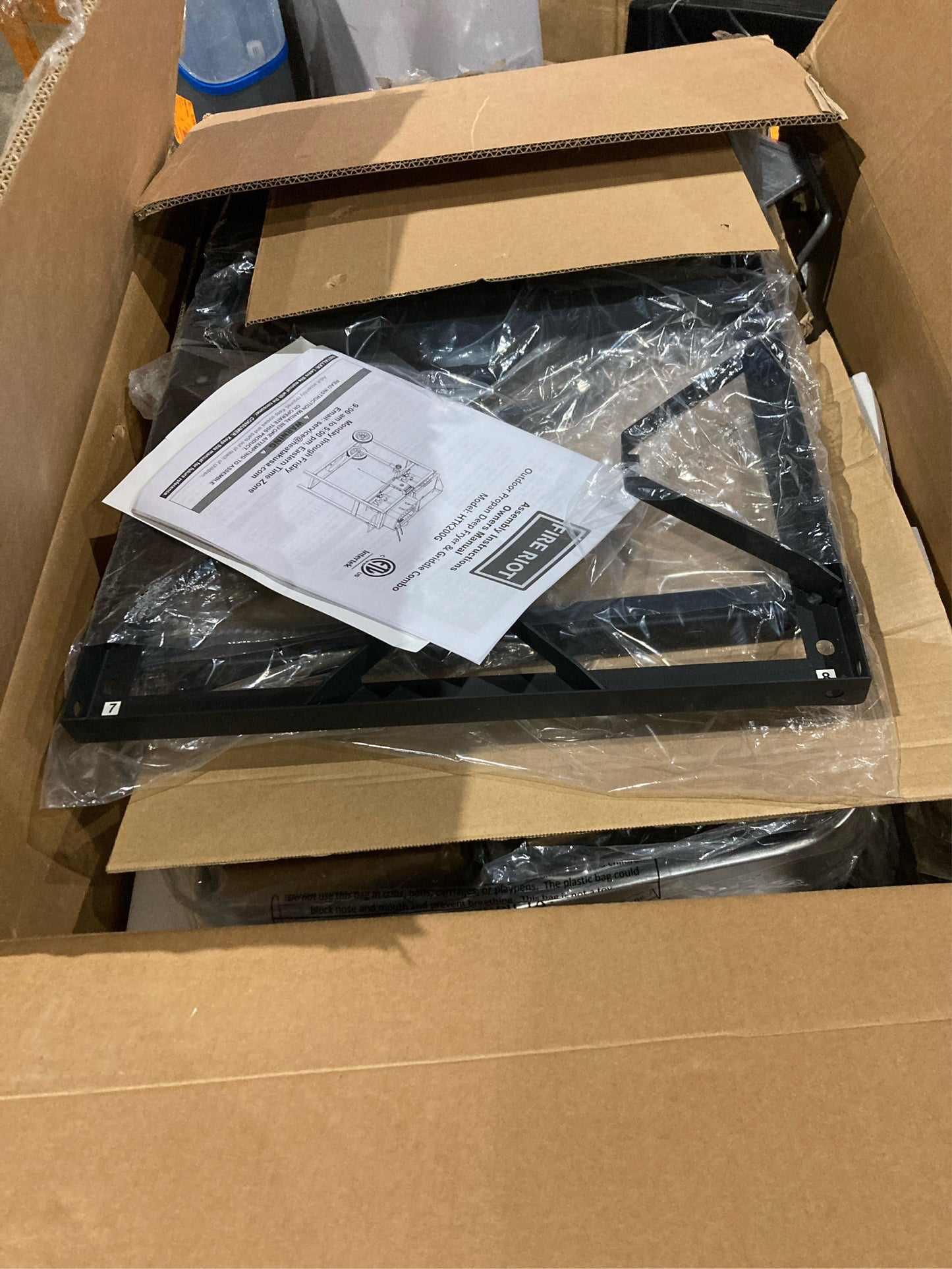 Double Deep fryer & Portable Griddle Combo