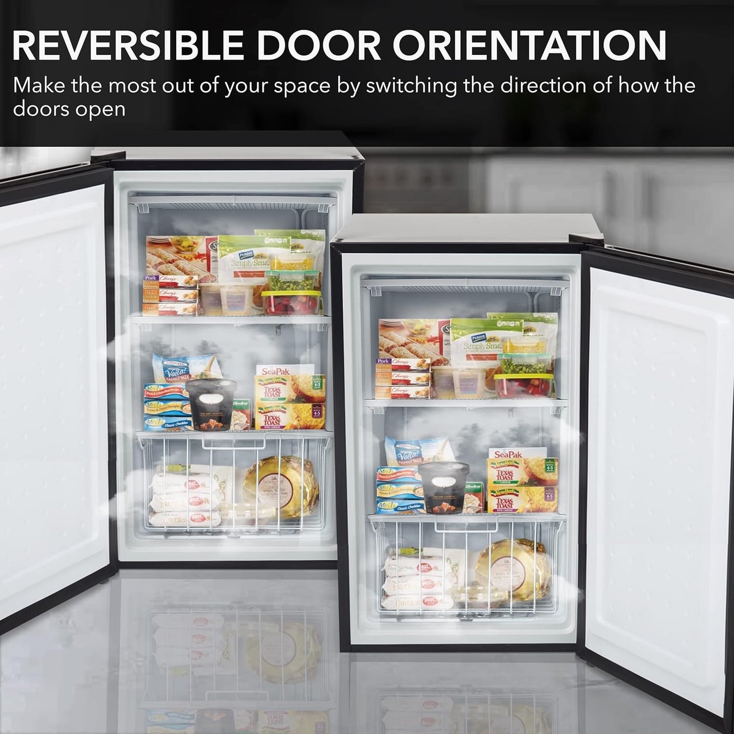 Whynter CUF-301BK 3 cu. ft Energy Star Upright Freezer with Lock – Black