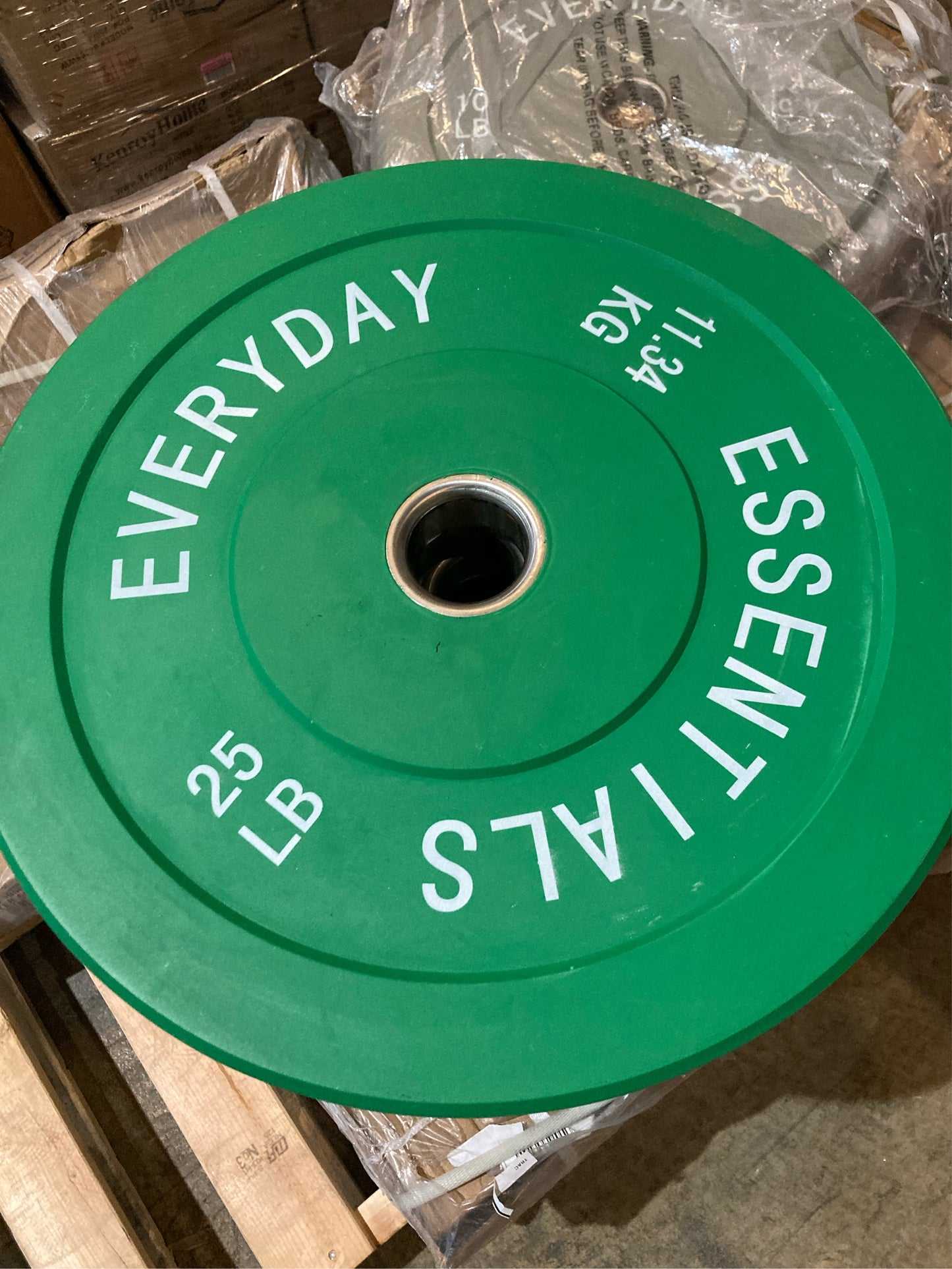 BalanceFrom Olympic Bumper Plates 25 lb Pair