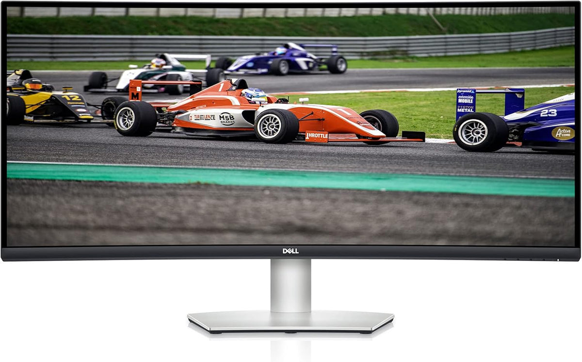 Dell S3422DW Curved Monitor - 34-inch WQHD (3440 x 1440) Display, 1800R Curved Screen
