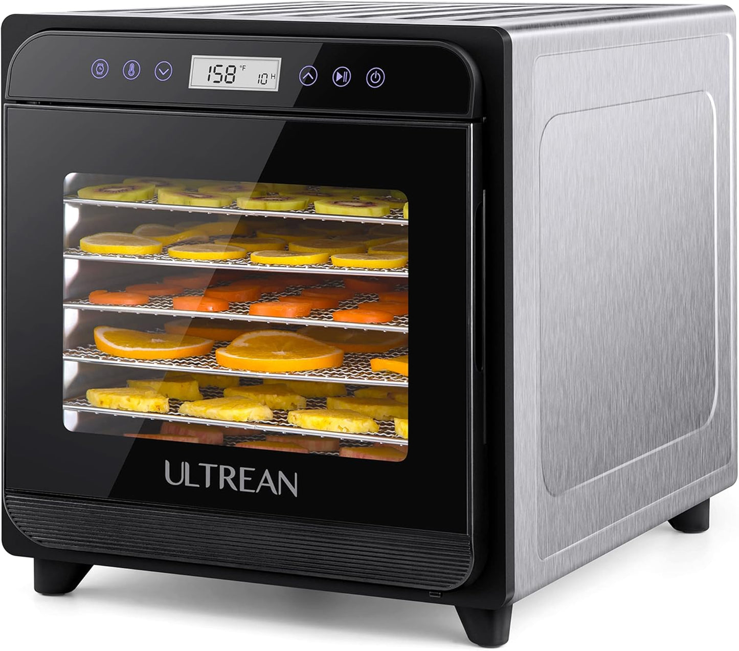 Ultrean Food Dehydrator, 8 Stainless Steel Trays Large Dehydrator