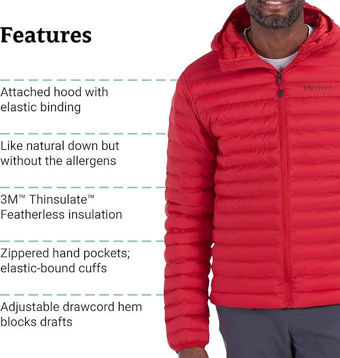 MARMOT Men's Echo Featherless Hoody LARGE