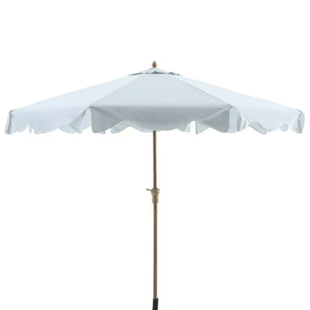 My Texas House 9ft Round Patio Umbrella, Blue