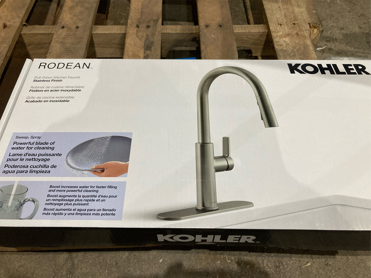 Kohler Rodean Kitchen Sink Faucet Stainless steel