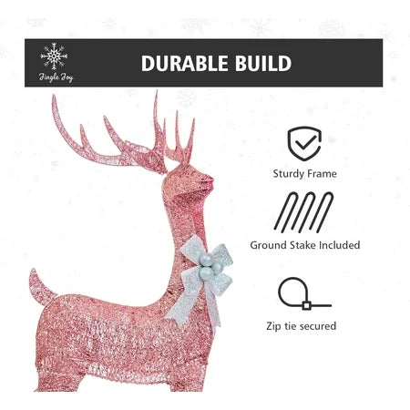 Jingle Joy 5ft Twinkle Lighted Outdoor Deer