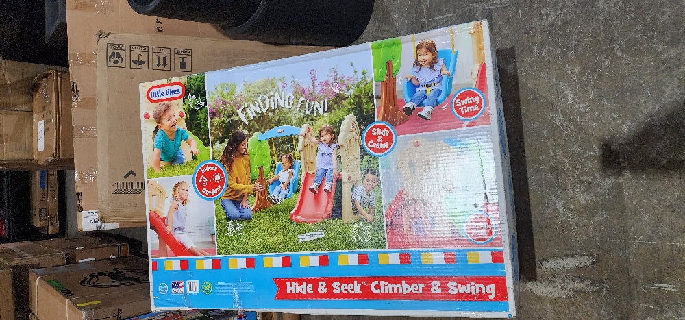Little Tikes Hide and Seek Climber Swing Set