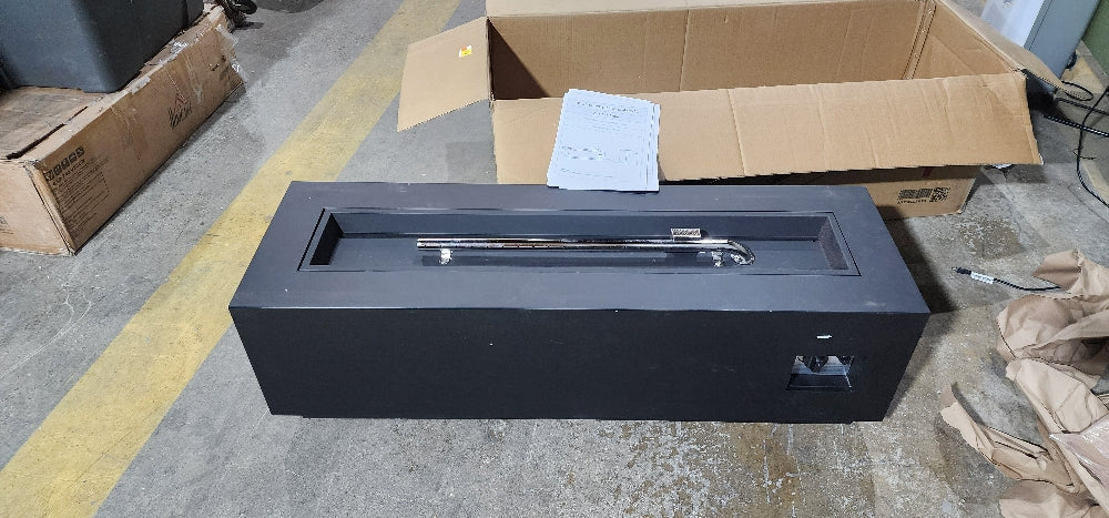 Reign Outdoor Rectangular Iron Gas Fire Pit