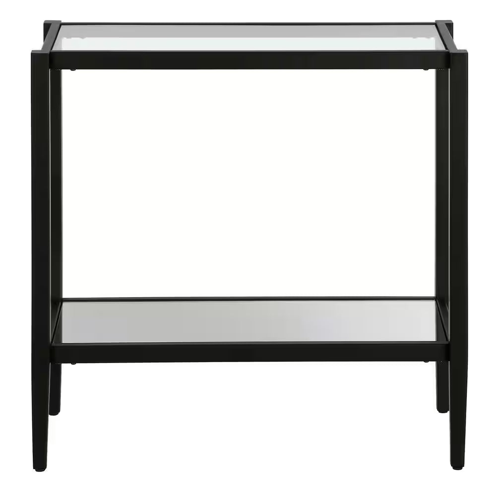 Hera 24 in. Blackened Bronze Side Table