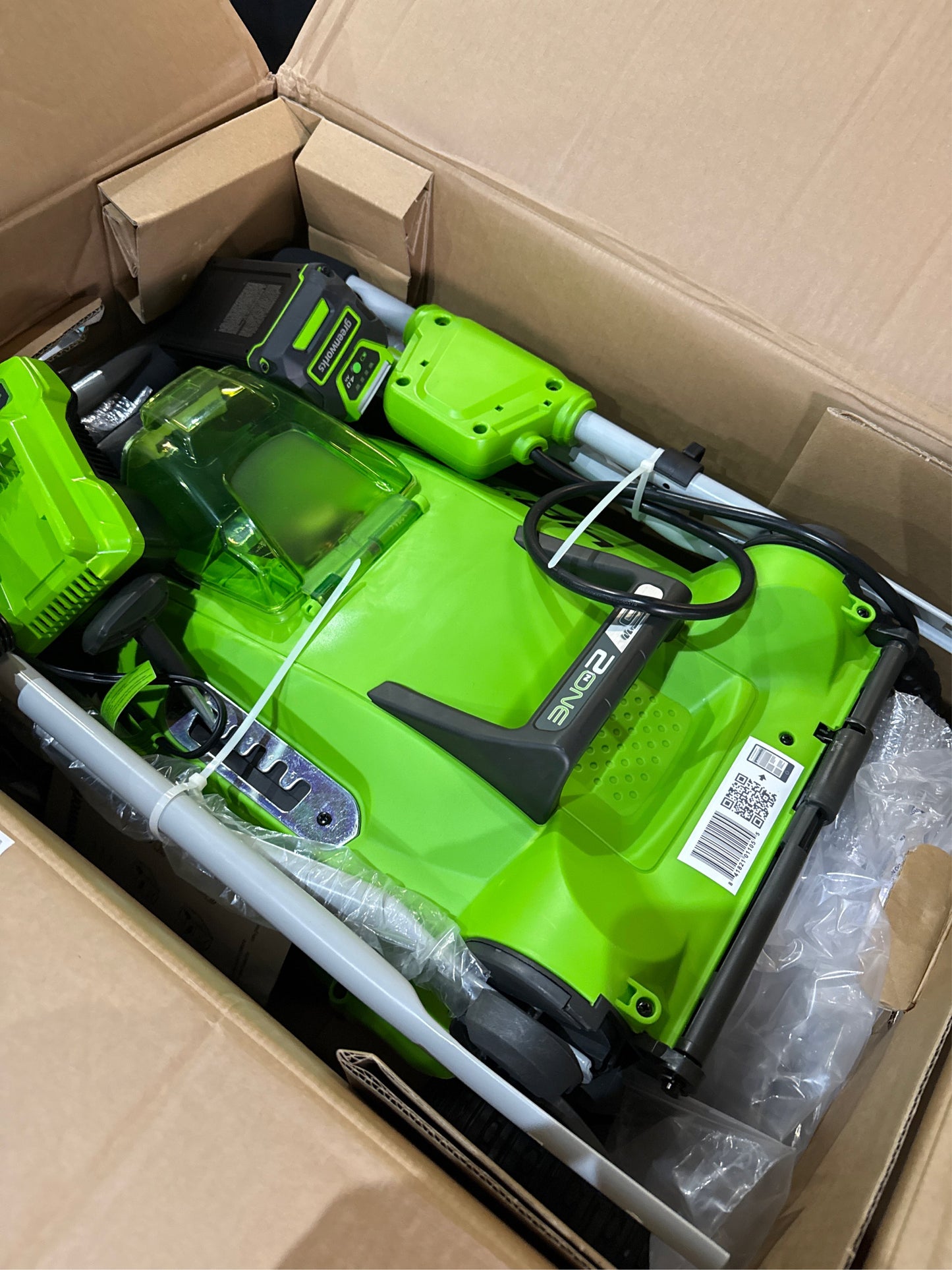 Greenworks 60V 21" Push Lawn Mower + Battery