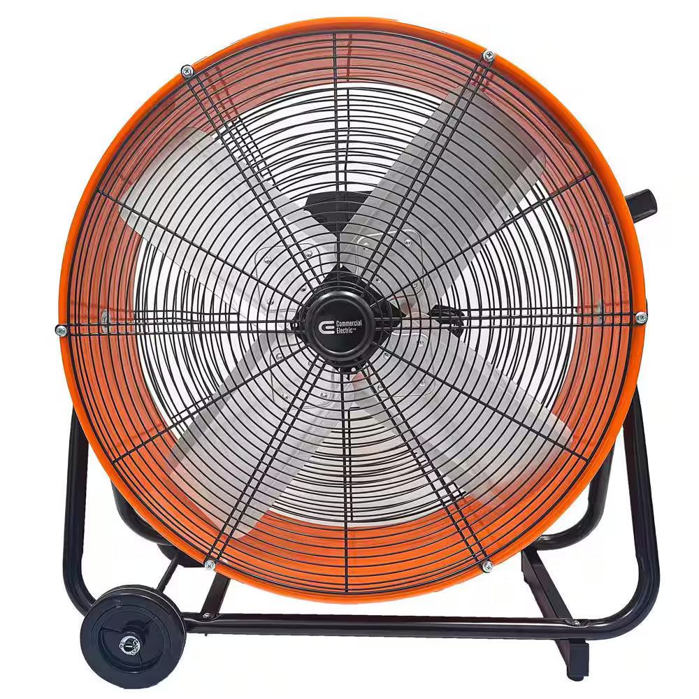 24 in. 2-Speed Heavy Duty Tilt Drum Fan