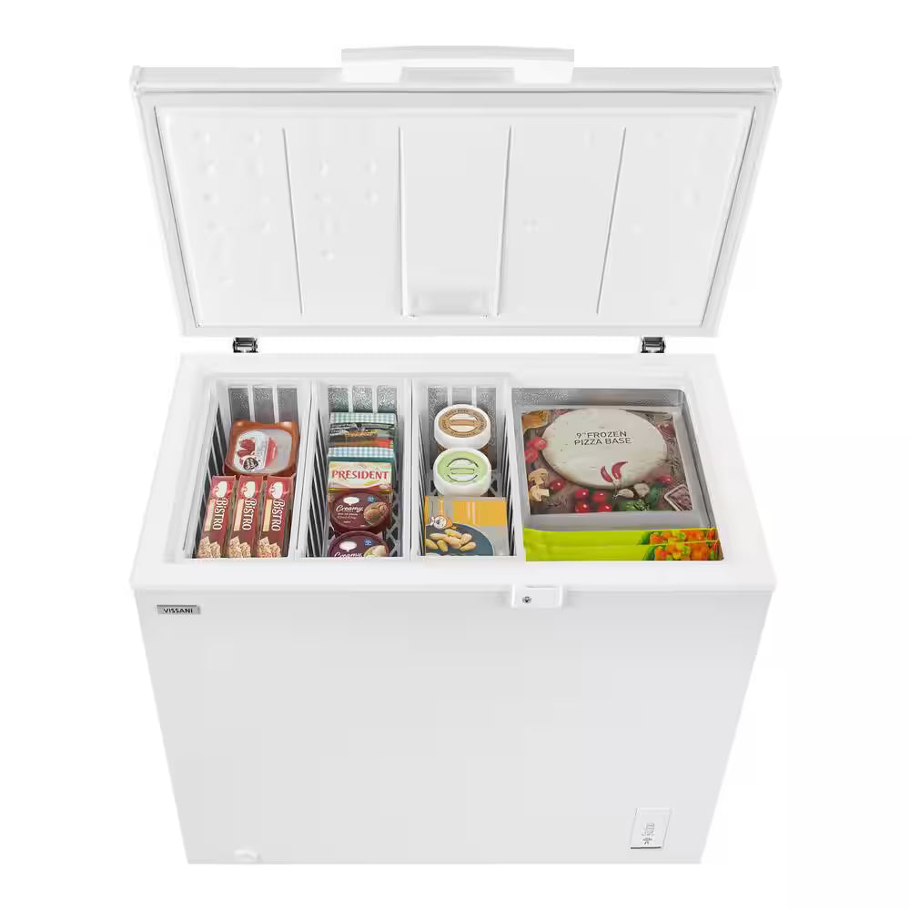 Vissani 8.8 cu. ft. Chest Freezer LED Light