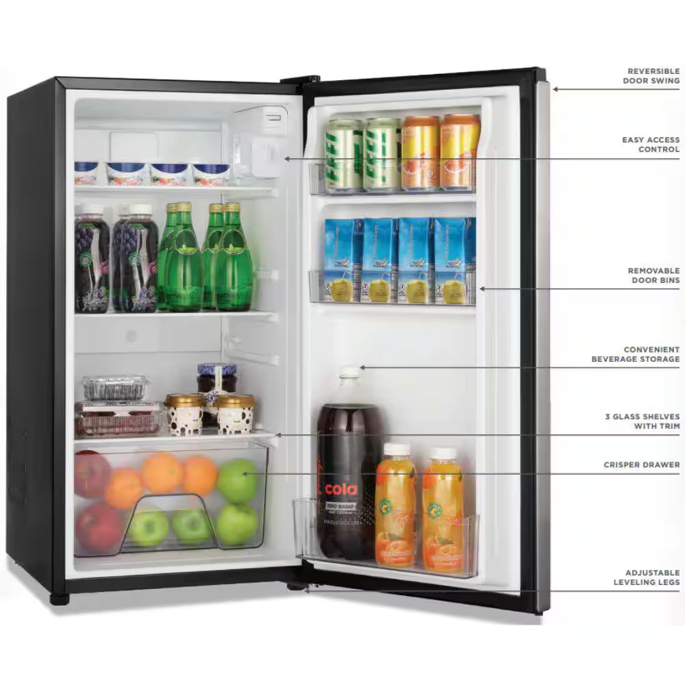 3.2 cu. ft. Mini Refrigerator in White, ENERGY STAR