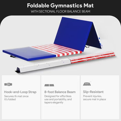 BalanceFrom 10x4ft 4-Panel Mat with 2in Padding