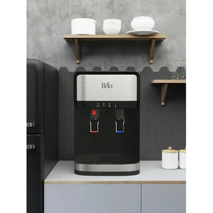 Brio CLCTPOU320UVF3P Countertop Dispenser, 19.3