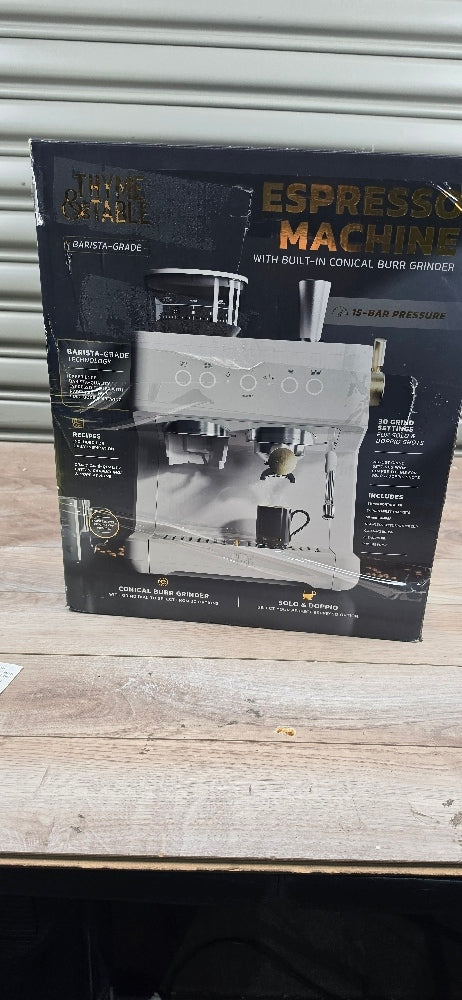 Thyme & Table 15-Bar Espresso Machine