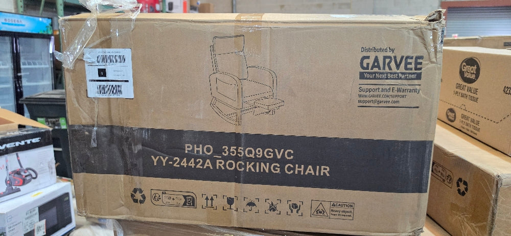 TROPOW Nursing Rocking Chair with Footrest