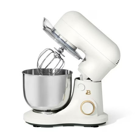 3.5 Qt Stand Mixer, White Icing with Beaters