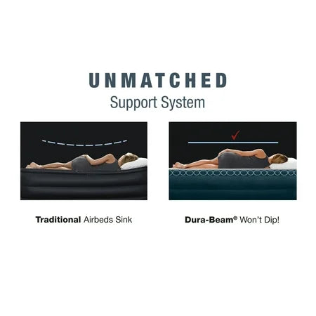 Intex 24 Dream Lux Pillow Top Airbed Queen