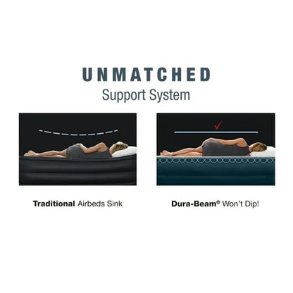 Intex 24 Dream Lux Pillow Top Airbed Queen