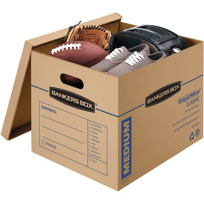 Bankers Box Medium Classic Moving Boxes, 20 Pack