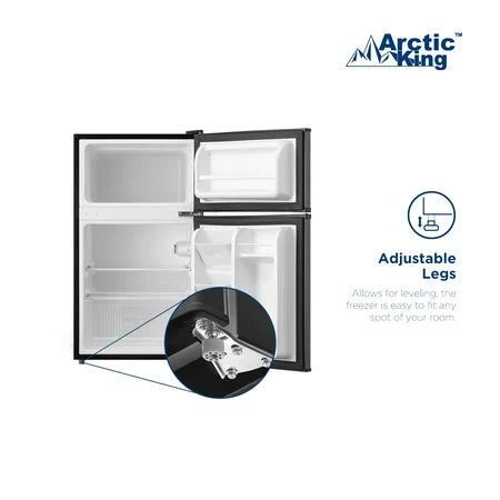 Arctic King 3.2 Cu ft 2-Door Mini Fridge E-Star