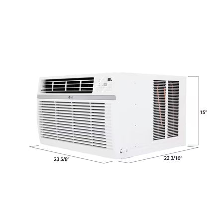 LG 8,000 BTU Window AC 350 Sq Ft, White