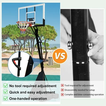 Fenbeli 54 In. Portable Basketball Hoop System