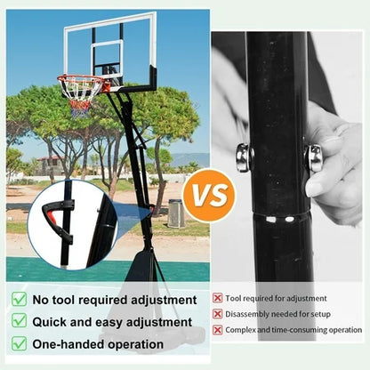 Fenbeli 54 In. Portable Basketball Hoop System