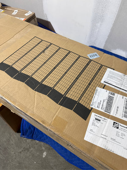 7 ft. Natural 8-Panel Room Divider