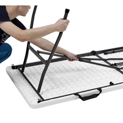 Mainstays 6 ft Folding Table, White