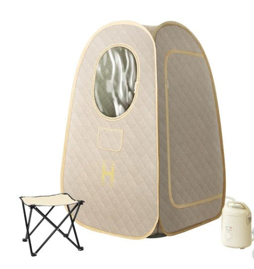 NEW Homedics Saunazen Portable Steam Sauna - Cream