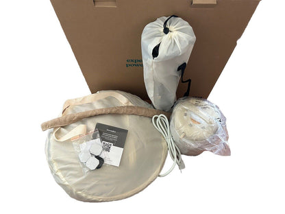 NEW Homedics Saunazen Portable Steam Sauna - Cream