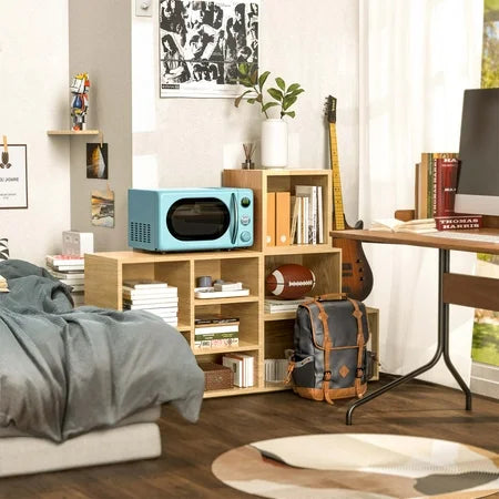 Galanz 0.7 Cu ft Retro Counter Microwave, Blue