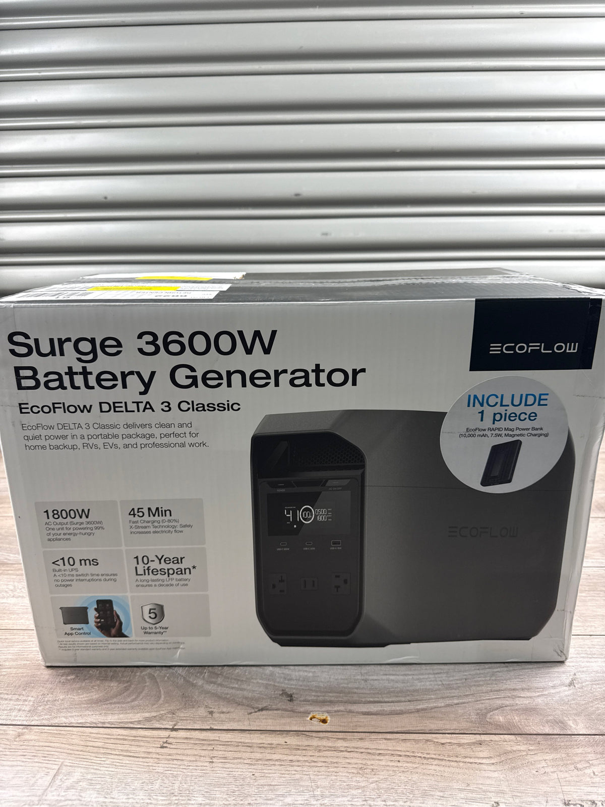 ECOFLOW DELTA 3 CLASSIC 1,024WH + 10AH BATTERY