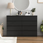HOMMOO BLACK 8-DRAWER DRESSER