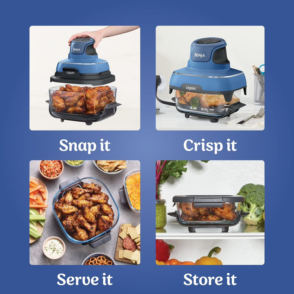 NINJA CRISPI 5-IN-1 PORTABLE AIR FRYER